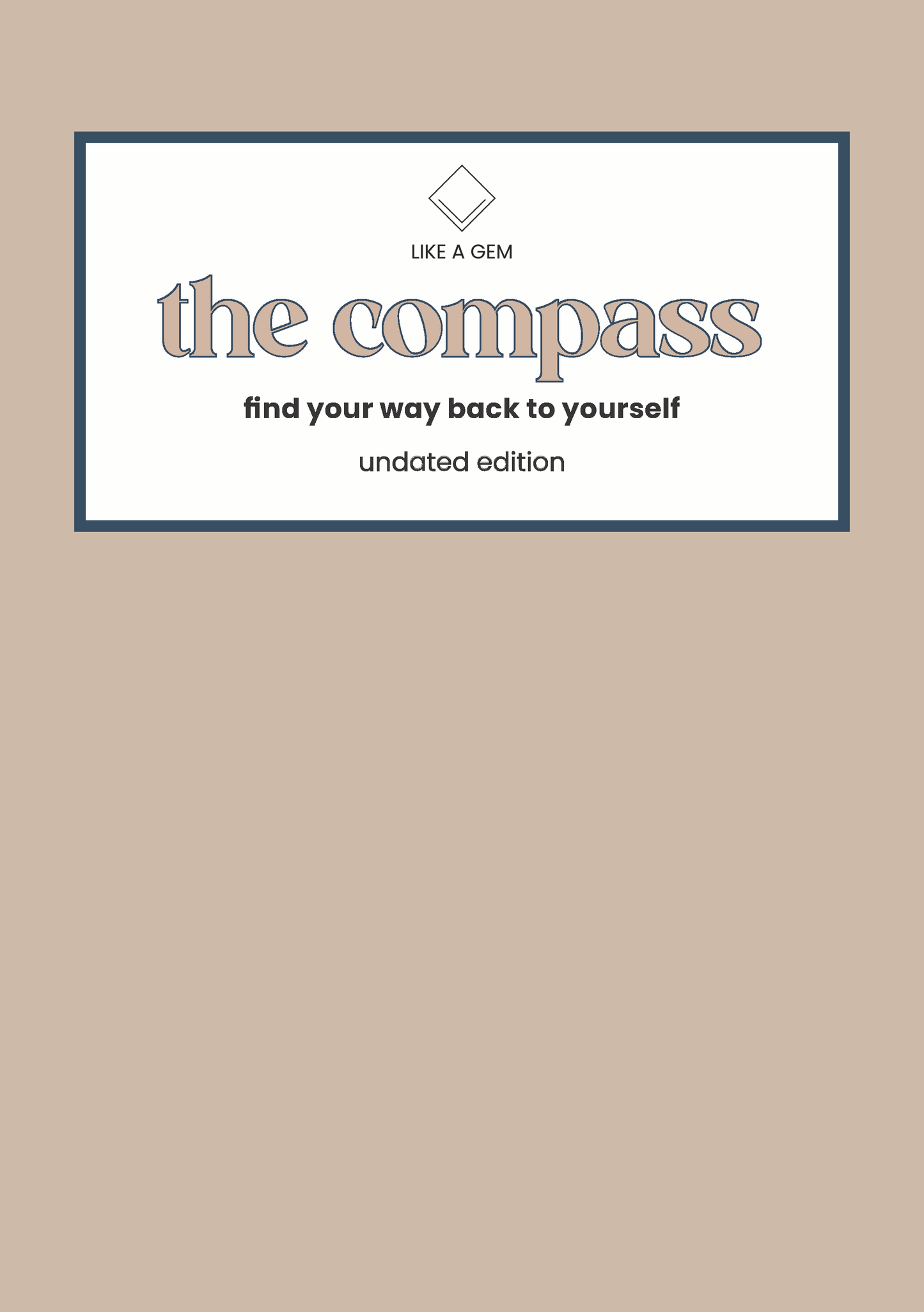 The Compass: Undated Edition (Digital)